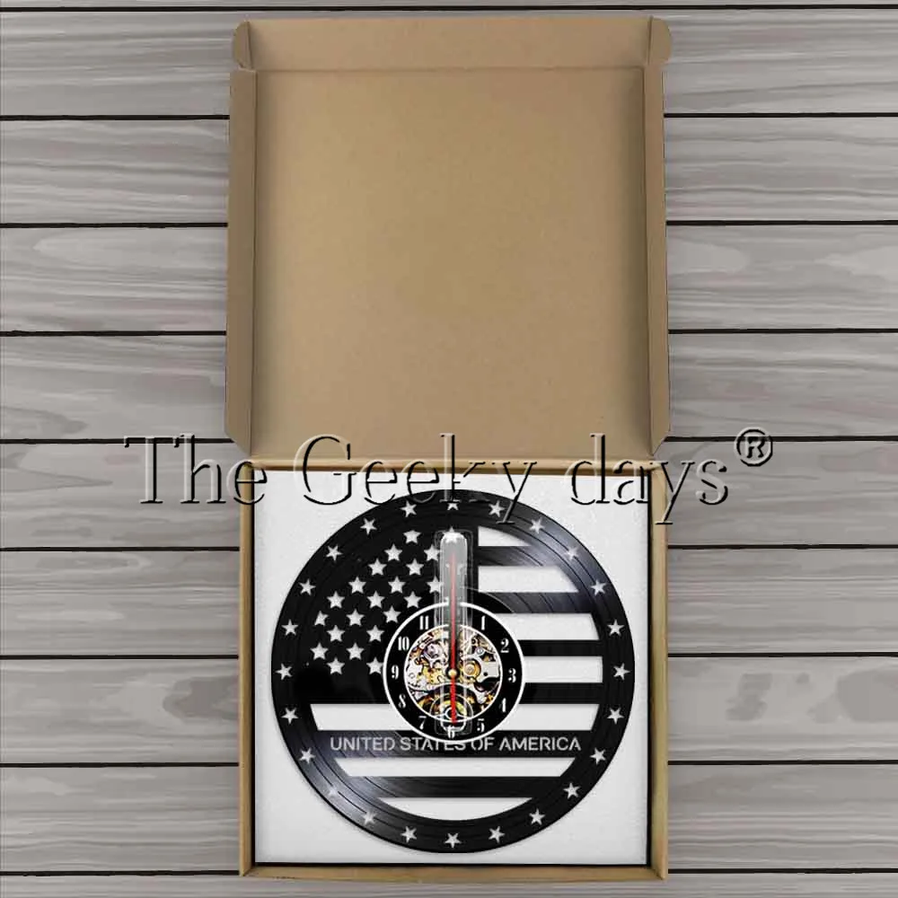 Силуэтный светодиодный светильник флаг США художественный Настенный декор