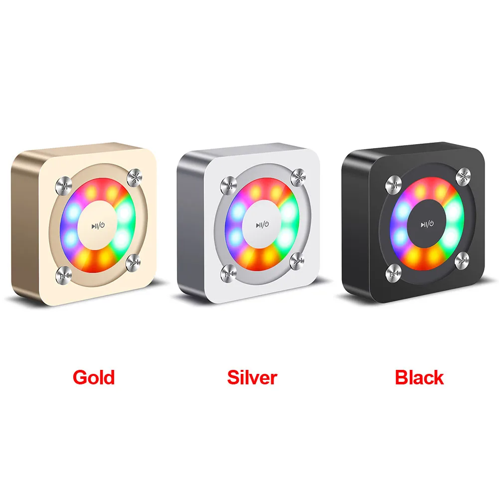 Bluetooth путешествия свет телефон мигает колонки мини портативный красочные