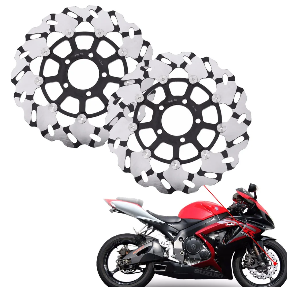 

Диск переднего тормоза мотоцикла, ротор дисков для Suzuki GSXR1000 K1/K2 2001-2002, GSX 1300 Hayabusa 2009-2007, GSX 1400 2001-2007