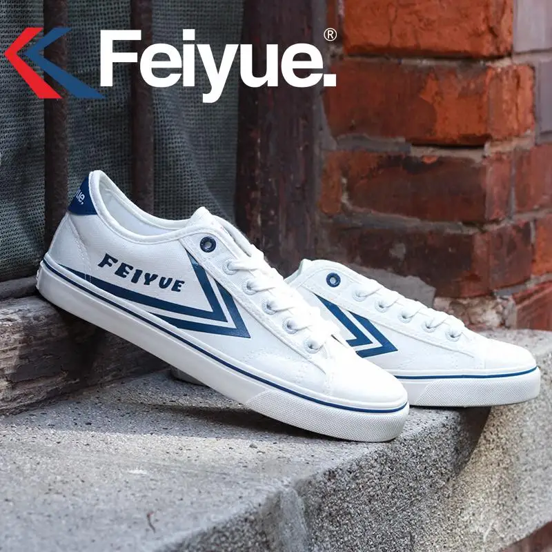 Ключевое понятие Feiyue обувь кунг-фу улучшенная версия обувь армейские ботинки Для мужчин и Для женщин кроссовки - Цвет: blue logo