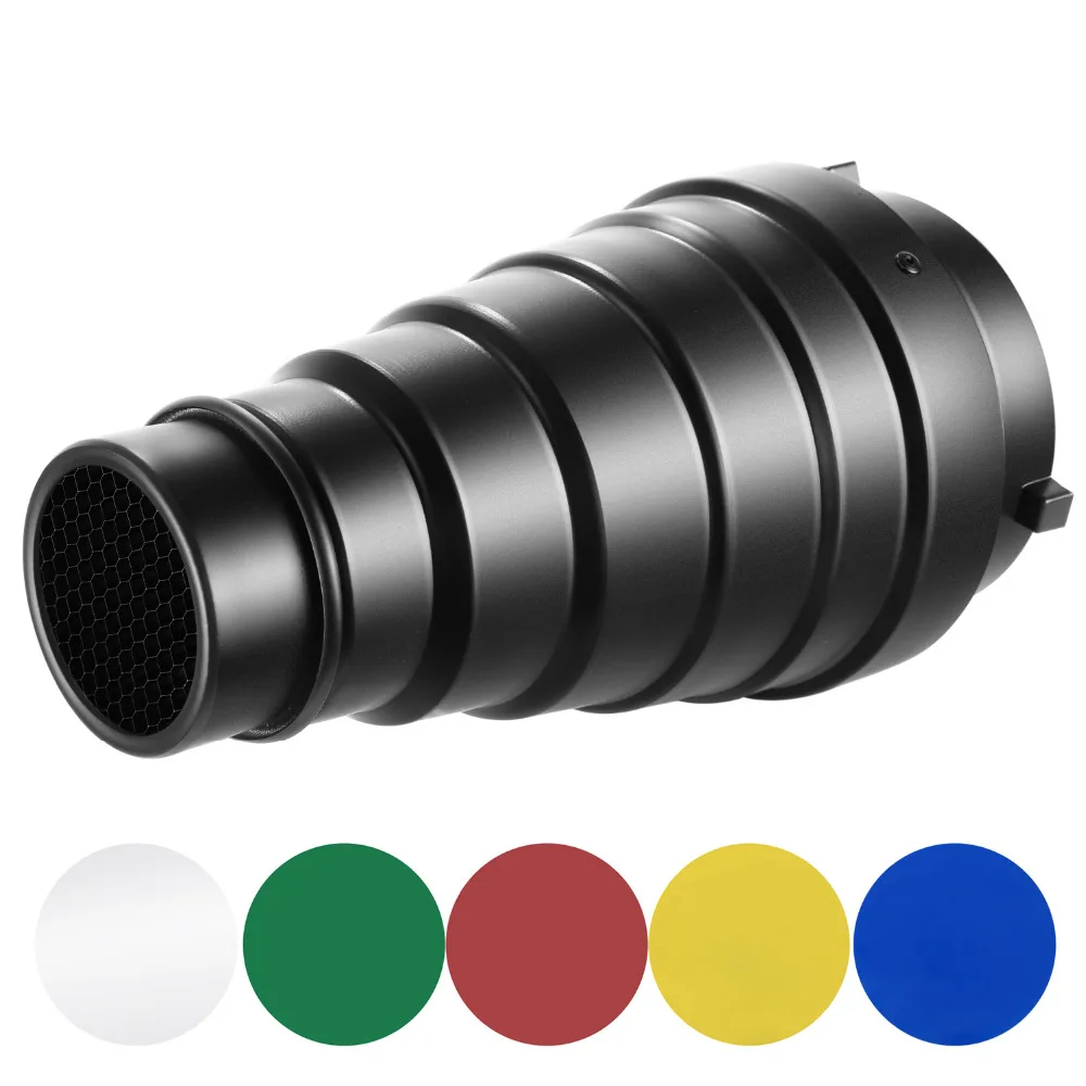 Держатель кронштейна для фотосъемки Neewer S Type и конический Набор Snoot с креплением в