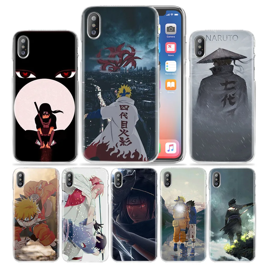 Чехол с аниме Наруто для iPhone XS Max XR X 10 6 6S 7 7S 8 Plus 5S SE 4 5C 6+ 7+ 8+ 11 11Pro Жесткий чехол для телефона Haruno Sakura
