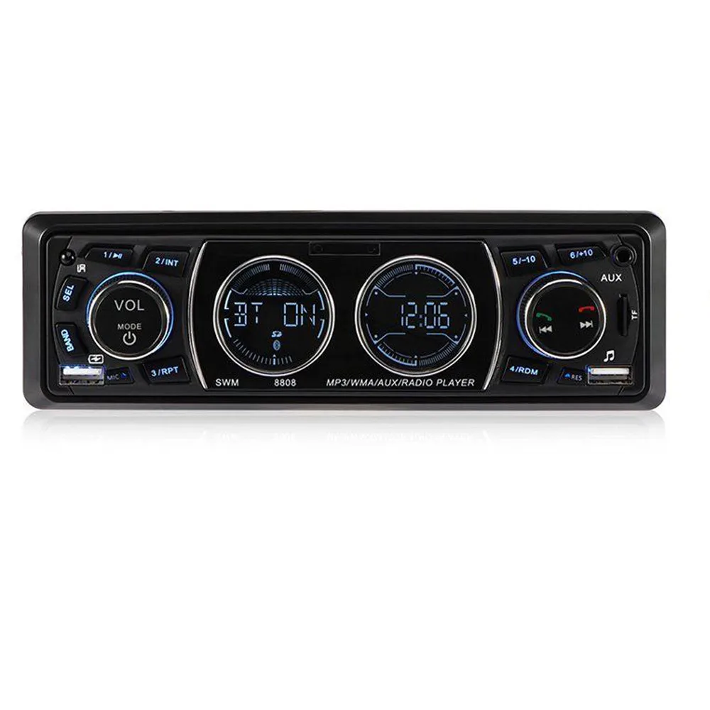 Bluetooth беспроводной fm-передатчик 8808 автомобильный беспроводной плеер стерео аудио в тире FM Aux Входной приемник TF/USB/MP3# N