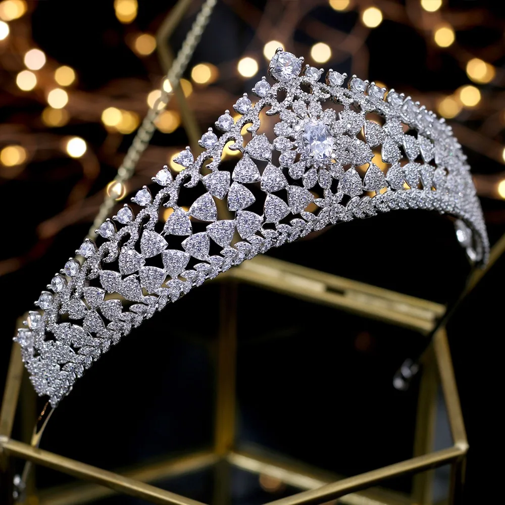 Тиара Свадебная с кристаллами для девочек | Украшения и аксессуары