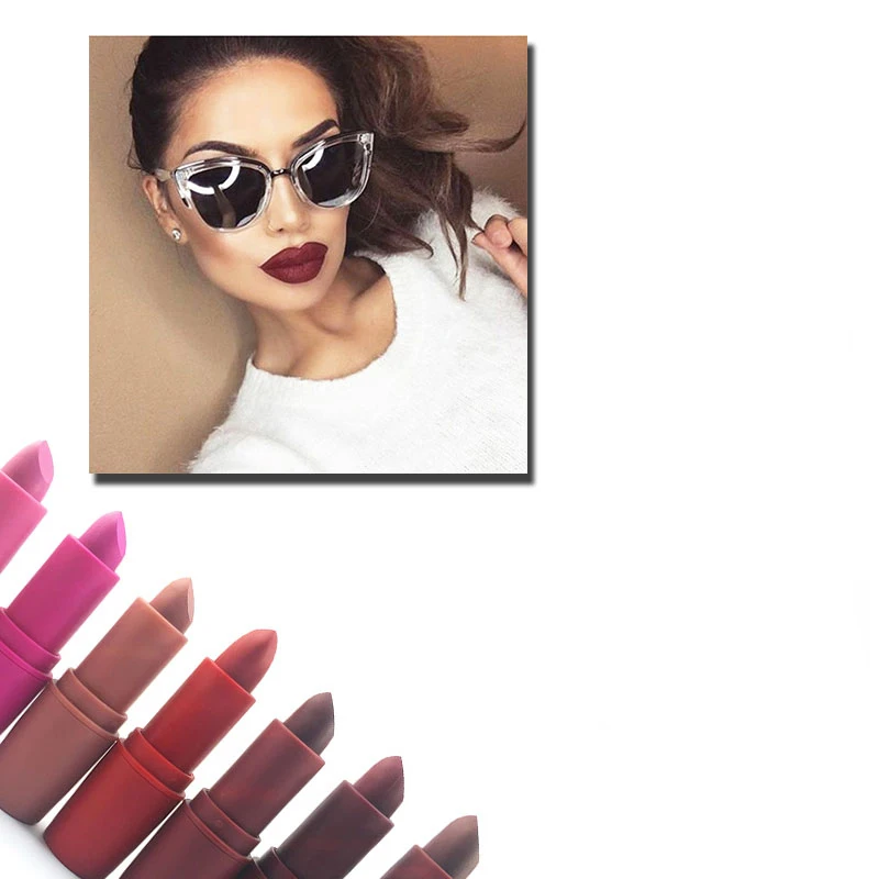 Мисс Роуз матовый губная помада пикантные Красота губы матовая Make Up