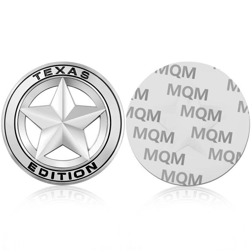 Metal TEXAS EDITION Shield Pentagram 3D Emblem Badge Car Fender Side Tail Body Sticker for JEEP Wrangler Liberty Grand Cherokee |