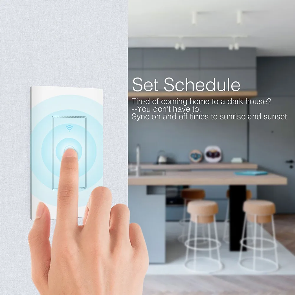 Умный светильник Hyleton переключатель Wi Fi настенный беспроводной совместимый с Amazon