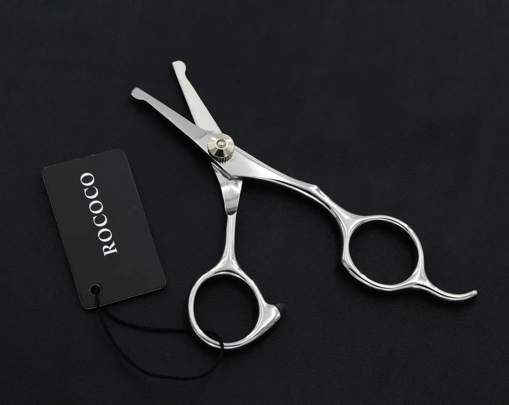 1 шт. ножницы для волос из нержавеющей стали с круглым носком виброножницы