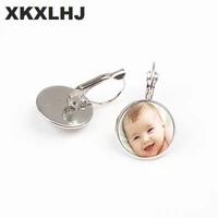 2019diy making personalizeds photos earring custom family photos family portrait photos fashion accessories