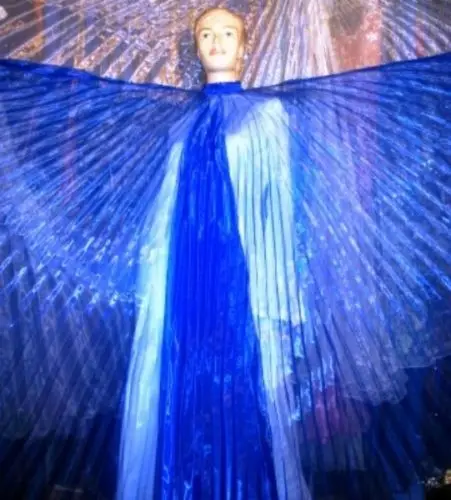 [Fly Eagle] Новый профессиональный костюм для танца живота синие крылья Исиды|wing blue|wing