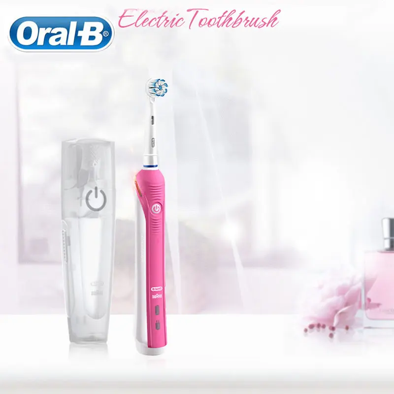 Oral B Pro2000 Электрический Зубная щётка 2 щетки многопользовательские режимы функции