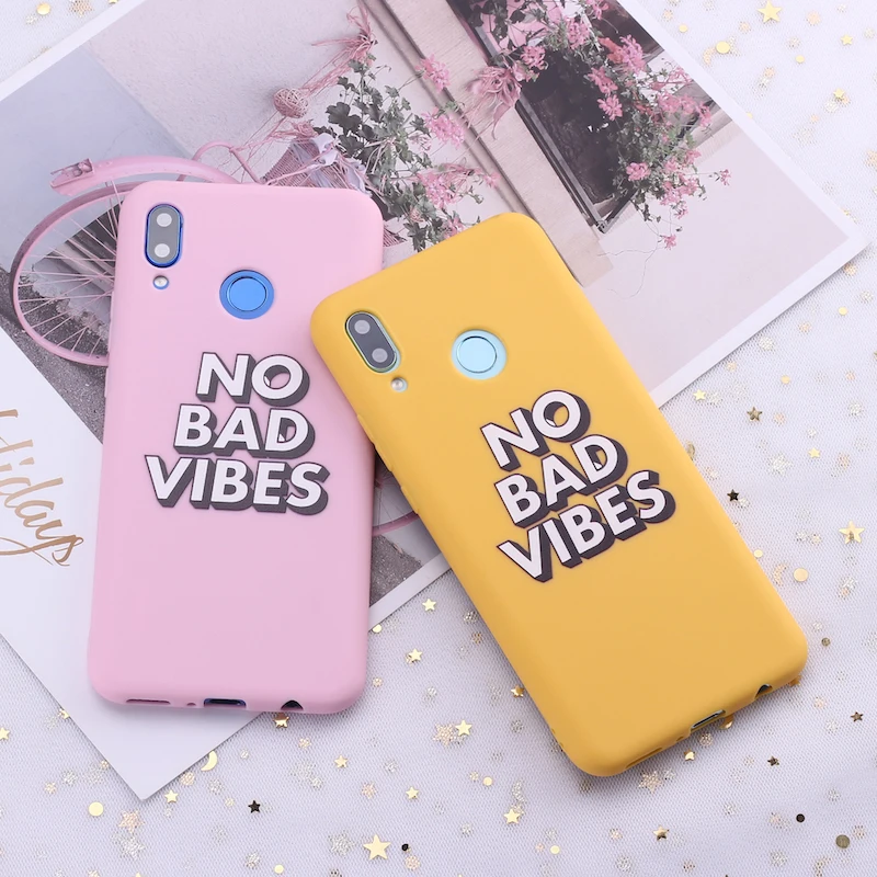 Силиконовый чехол для Xiaomi Mi Redmi Note 5 6 7 8 9 10 lite Pro Plus No Bad Vibes Party Girl Candy|Бамперы| |