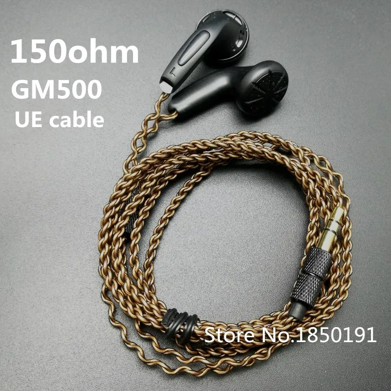 GM500 оригинальные наушники-вкладыши 15 мм Музыка 150ohm качественный звук HIFI наушники