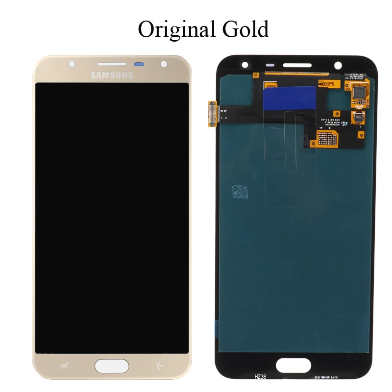 Original Gold SUPER AMOLED 5,5 ''lcd для SAMSUNG Galaxy J7 Duo J720 J720F AMOLED lcd дисплей кодирующий преобразователь сенсорного экрана в сборе регулируемый - Цвет: Original Gold