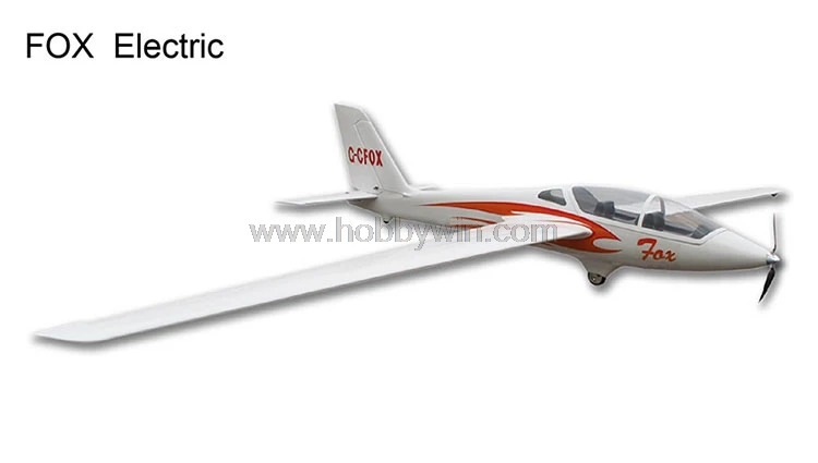 FOX Электрический планер 3000 мм ARF RC модель самолета из стекловолокна Fuselage Balsa крыло парусник