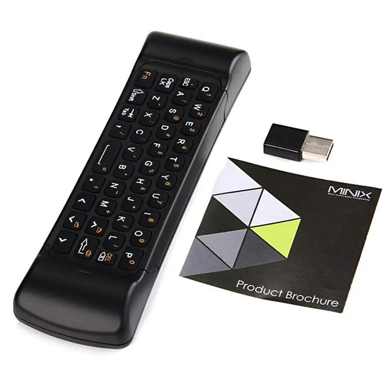Original MINIX NEO A2 Lite (Backlit) 2.4GHz Wireless Air Mouse Keyboard for Android Smart TV Box PC Compatible with MINIX TV BOX Fly image 2