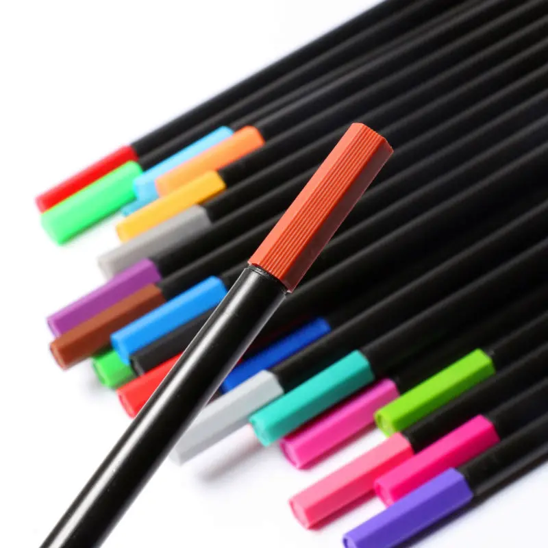 Ручка маркер с крючком 0 4 мм 30 цветов|Маркеры для рисования| |