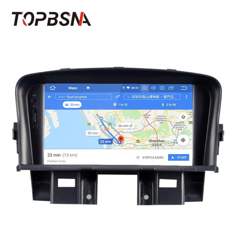 Автомобильный DVD плеер TOPBSNA на Android 10 для Chevrolet CRUZE 2008 2012 мультимедийная система с GPS