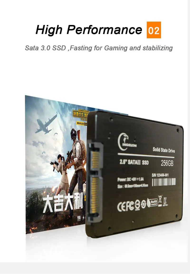 Новинка Sata3 SSD 256 ГБ 120 ГБ 240 ГБ 480 ГБ диск твердотельные диски 2," SATA III Черный HDD Настольный флэш-жесткий диск для игрового ноутбука