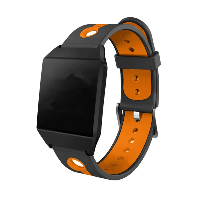 Оранжевый W1S Смарт часы для мужчин и женщин 1," ips цветной экран Smartwatch Шагомер монитор сердечного ритма кровяное давление браслет - Цвет: Оранжевый