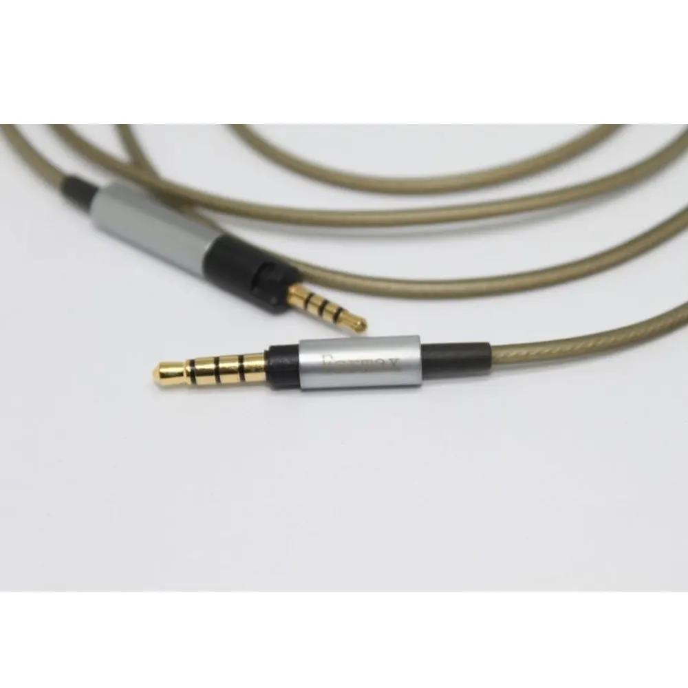 

upgrade Silver Plated Audio Cable with Mic For For Pioneer HDJ-X5 X5 BT HDJ-X7 S7 HDJ-CUE1 CUE1BT Headphones