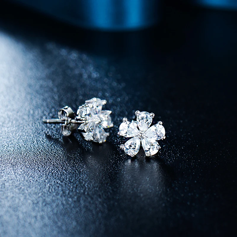 Сюн fine jewelry S925 серебро черешня palnt В Форме Подарок на годовщину женщин Симпатичные