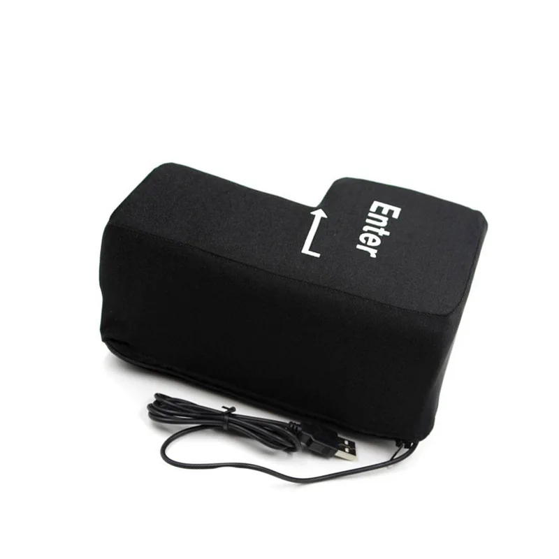 Новый дизайн черный супер большой USB клавиша с мягкой губкой Офисная Рабочая