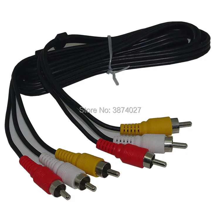 Кабель 4FT 1 2 м 3 RCA 3xrca папа 3X кабель 3RCA к для DVD|Кабели VGA| |