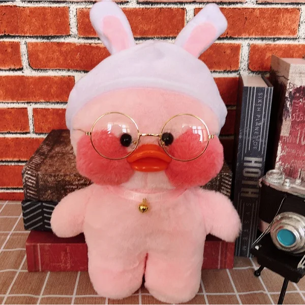 30 см Lalafanfan Kawaii кафе Мими желтая утка плюшевая игрушка милая мягкая кукла мягкие животные куклы детские игрушки подарок на день рождения для детей - Цвет: 11