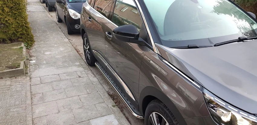 Беговая доска боковой шаг боковой бар для peugeot 2008 и 5008, самый популярный стиль в Китае, поставляемый ISO9001 завод, утолщающийся алюминий