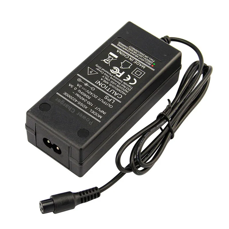 42В 2A аккумулятора электроскутера Зарядное устройство для бритвы MX350 PR200