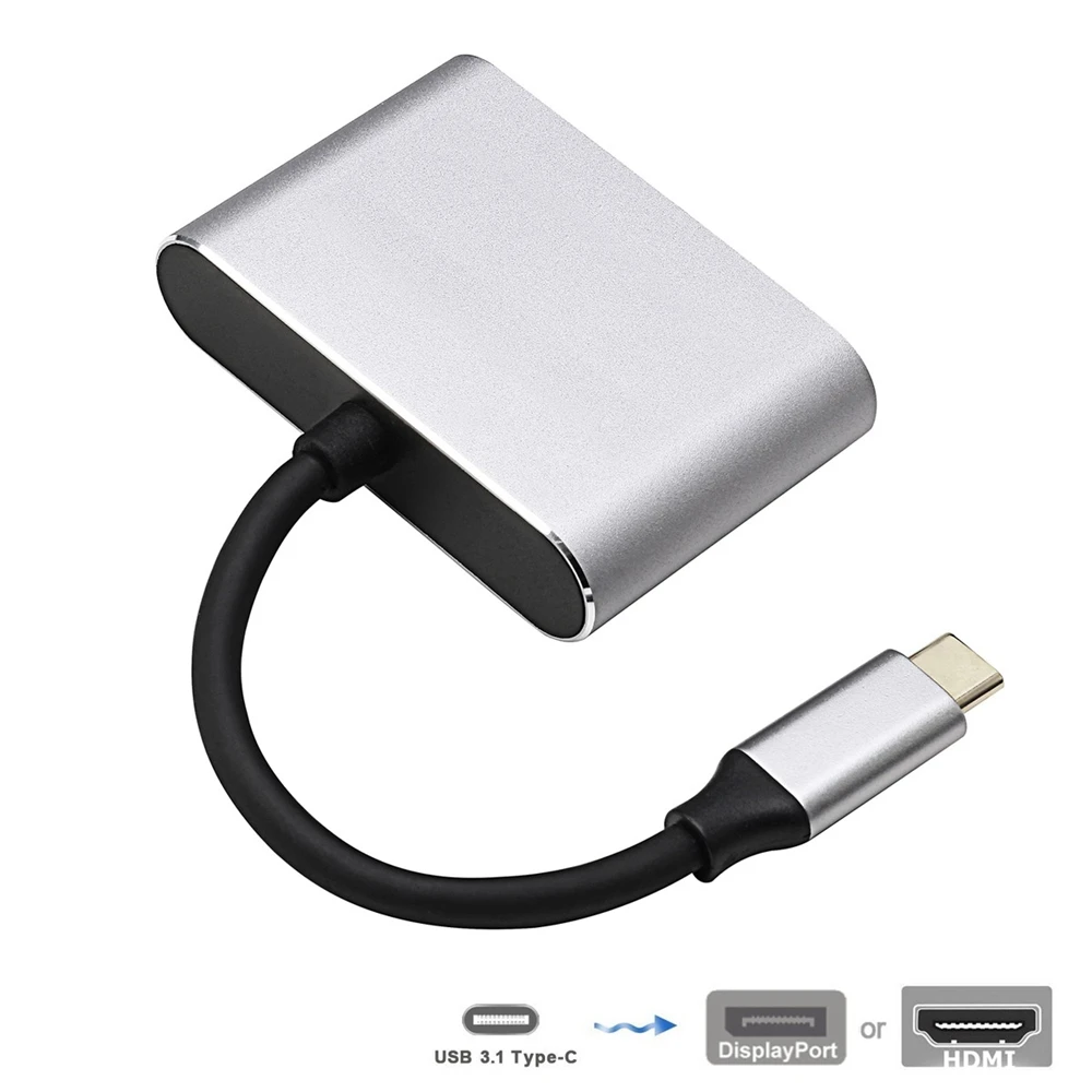 Адаптер MLLSE Thunderbolt 3 USB 1 Type-c для DisplayPort DP 4k 60 Гц HDMI 4K 30 VC0188 | Электроника