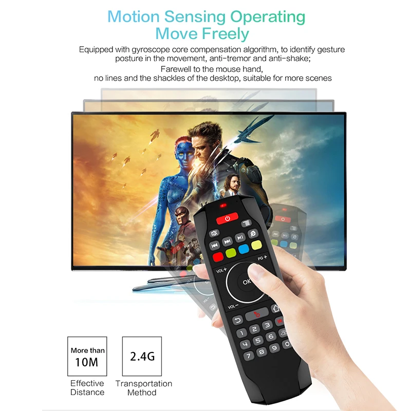 2,4 ГГц Air mouse IR Learning дистанционное управление гироскоп мини клавиатура для Windows Mac OS Android tv Box проектор HTPC ПК планшет