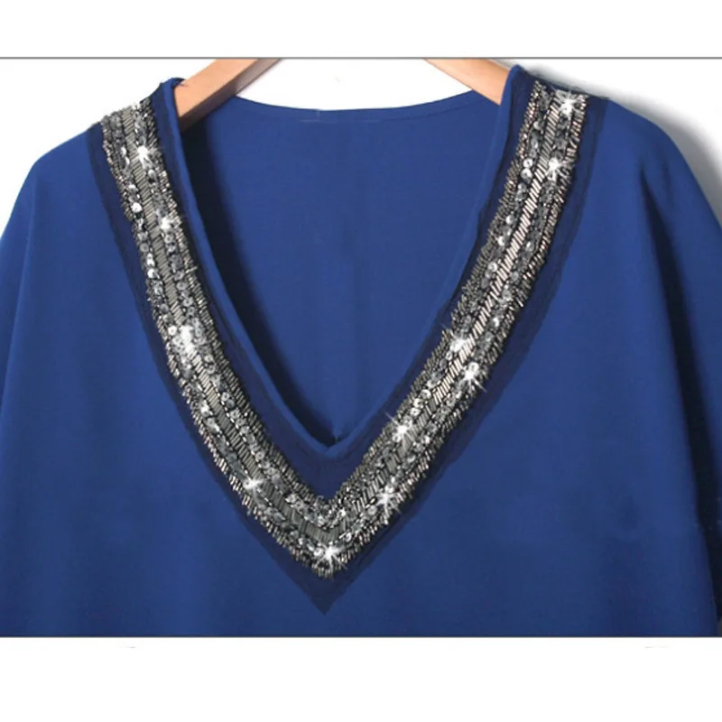 L 5XL свободного размера плюс Vestidos женские сексуальные платья 2019 летняя модная с v