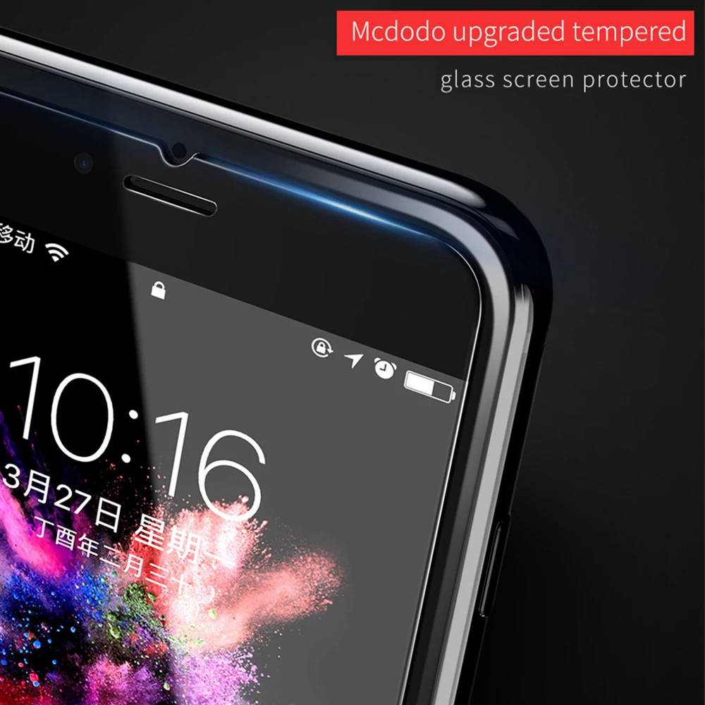 Закаленное стекло Mcdodo для iPhone 6 6s Plus полузащитная Пленка премиум класса защиты