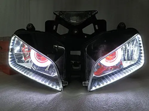 Ангел глаз HID проектор демон передняя фара в сборе для 2004 2007 Honda CBR 1000 RR|1000 rr|cbr rrhonda