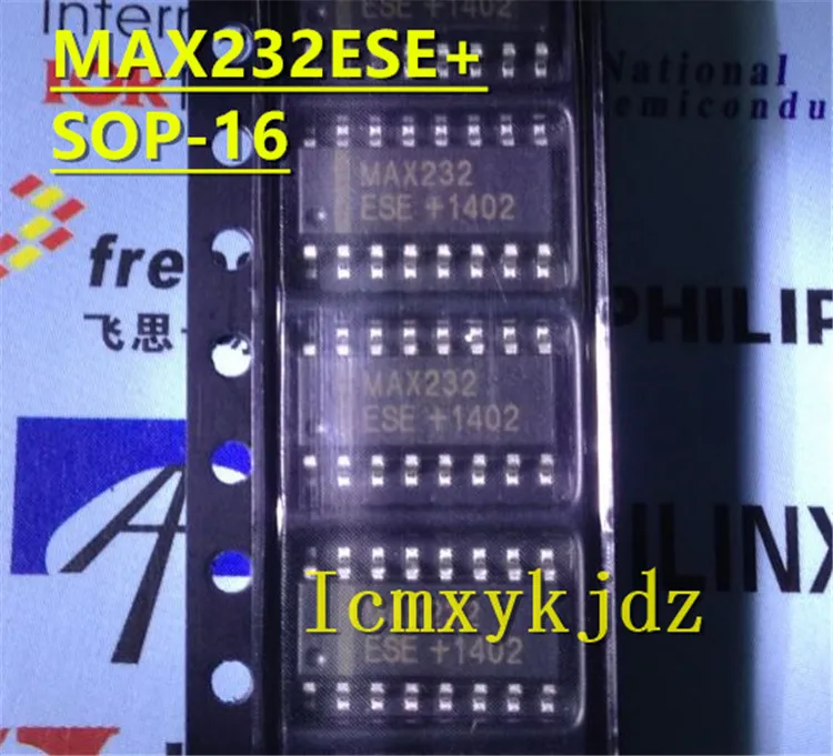 

10 шт./лот, MAX232ESE MAX232CSE MAX232 MAX232ESE + T SOP-16, новый оригинальный товар, бесплатная доставка, быстрая доставка