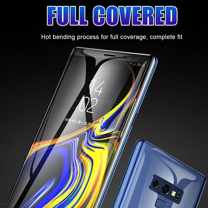 15D Гидрогелевая пленка полное покрытие для samsung Galaxy S7 Edge S10 S8 S9 Plus Защитная пленка для экрана для S10e Note 8 9 защитная пленка