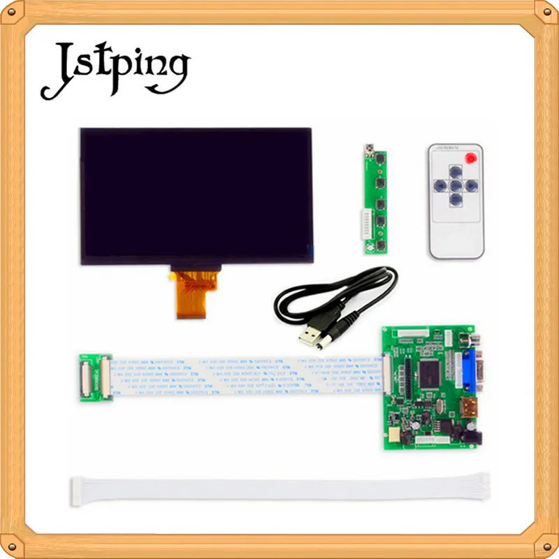 Jstping 7 дюймовый планшет 1024*600 с ЖК дисплеем внешняя идентификация плата монитора