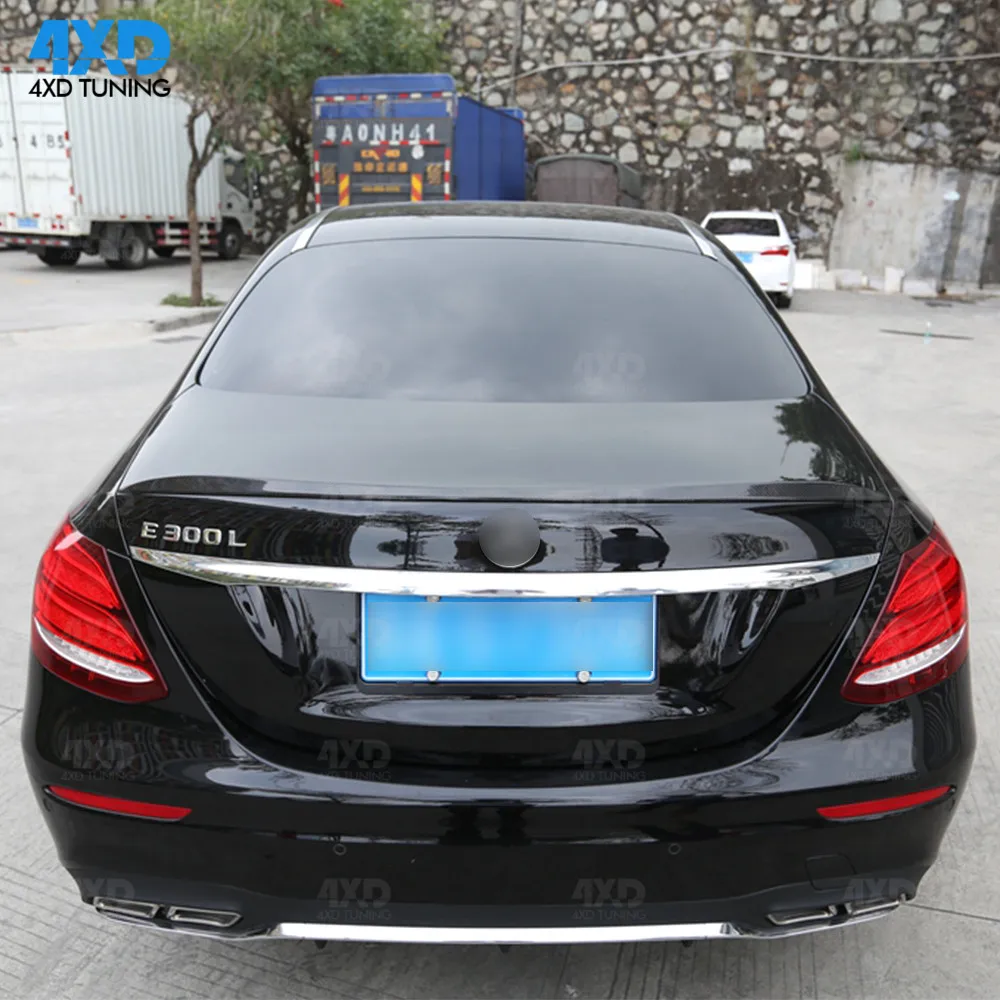E63 задний спойлер из углеродного волокна для Mercedes W213 C63 стиль СЕДАН багажник крыло