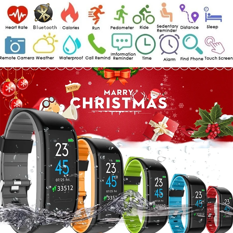 Smartwatch T30 мониторинга сердечного ритма умный группа 6 спортивные режимы Фитнес