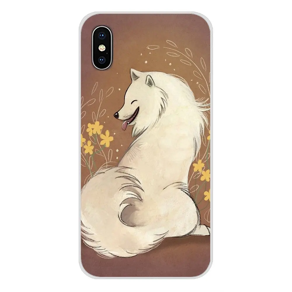 Аксессуары для Samsung Galaxy A3 A5 A7 J1 J2 J3 J5 J7 2015 2016 2017 чехлы телефонов с милым самоедом и