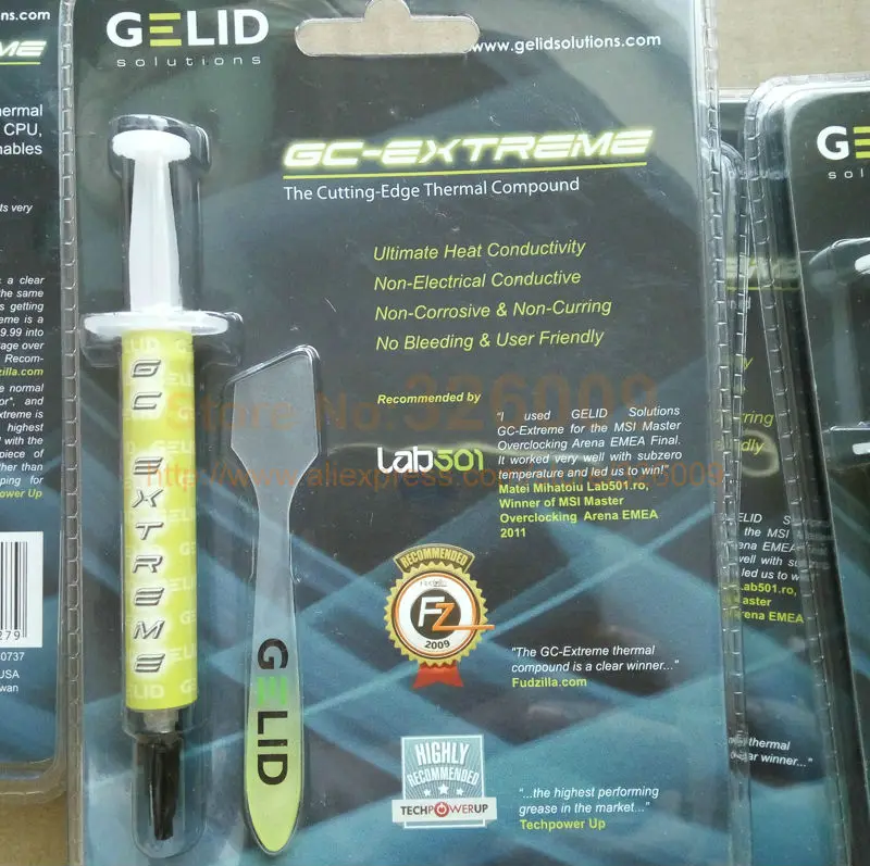 Оригинальная термопаста GELID GC Extreme 3 5 г 8 Вт/мК|thermal paste|heatsink plastercooling paste |
