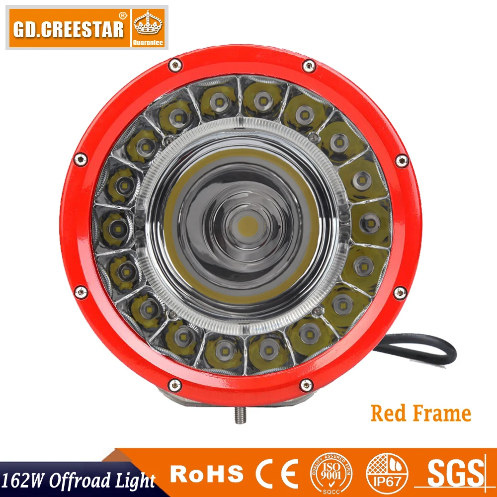 162 Вт GDCREESTAR новые светодиодные внедорожные огни точечный луч потока с DRL 60 COB