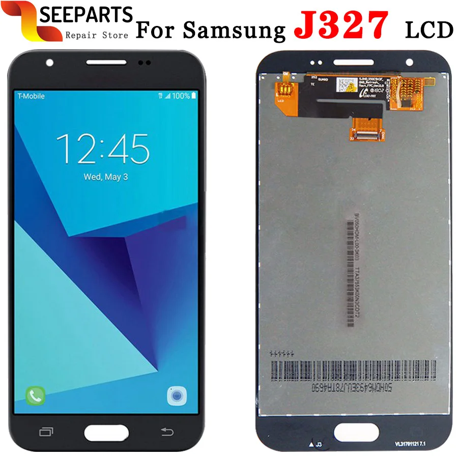 Оригинальный сенсорный ЖК экран с регулировкой яркости для Samsung J3 prime 2017 J327