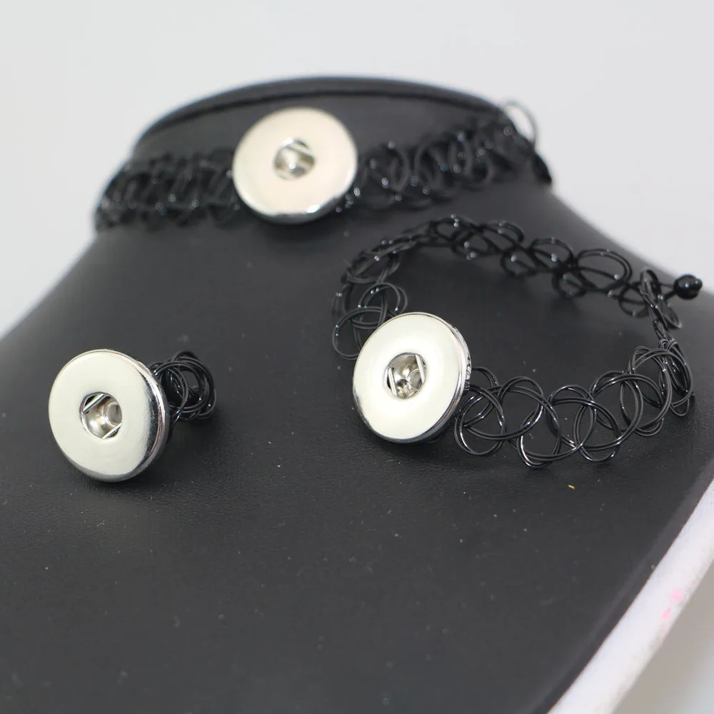 Винтажное женское ожерелье в стиле панк ретро готический эластичный 18 мм