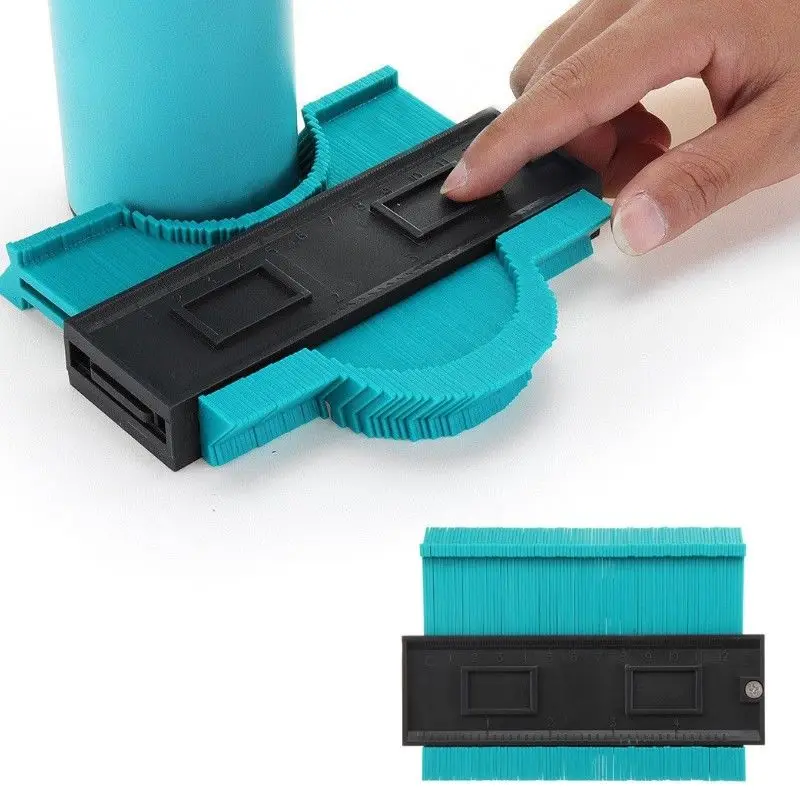 Измеритель контура и профиля линейка 5 дюймов для обрезки ламината краев