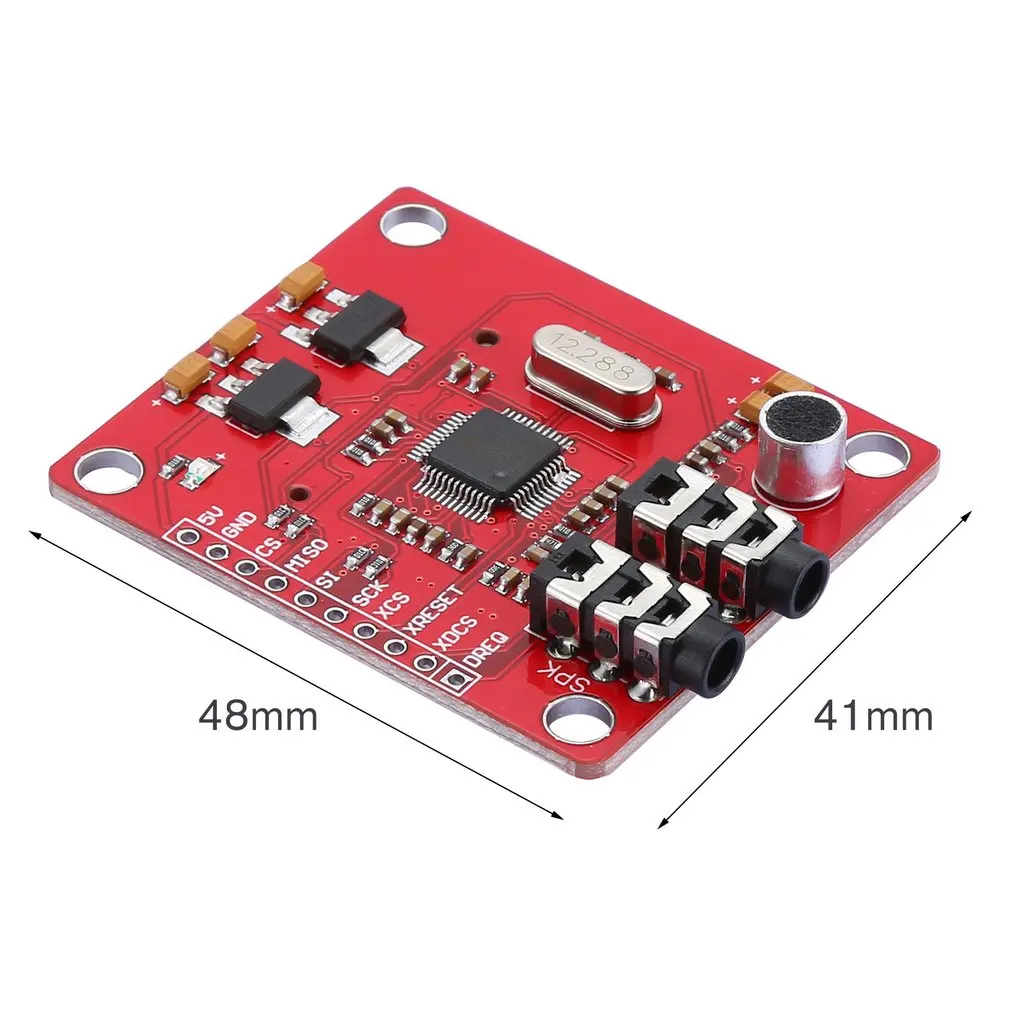 WAVGAT VS1053 MP3 Плата расширения, модуль для Arduino UNO Breakout Board с слотом для sd-карты Ogg Запись в реальном времени