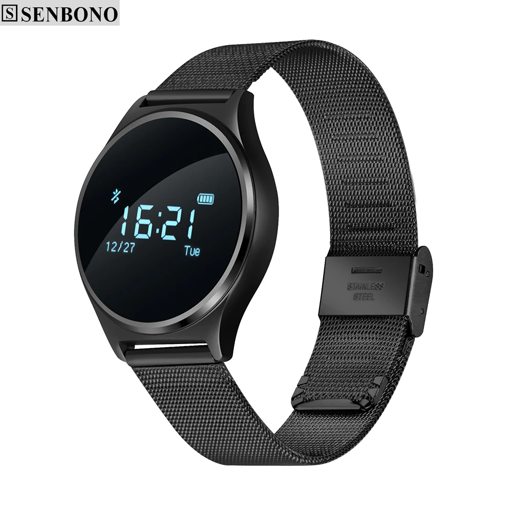SENBONO M7 Bluetooth Smart группа поддержки Сенсорный экран браслет крови Давление монитор