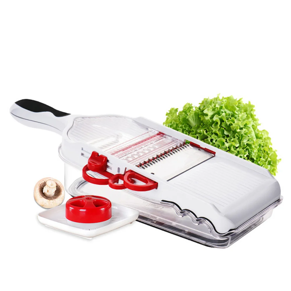 Быстрый измельчитель для лука Pro Овощной Mandoline слайсер с 3 сменными лезвиями